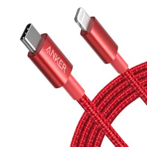 Anker 331 USB-C auf Lightning Kabel, New Nylon USB-C auf Lightning Ladekabel (180cm), Geeignet für iPhone 13 13 Pro 12 Pro Max 12 11 X XS XR 8 Plus, AirPods Pro, Unterstützt...