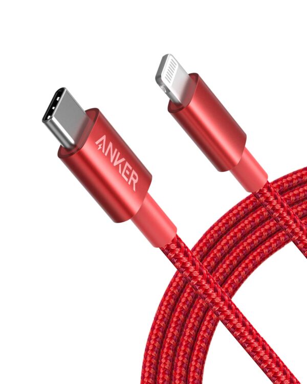 Anker 331 USB-C auf Lightning Kabel, New Nylon USB-C auf Lightning Ladekabel (180cm), Geeignet für iPhone 13 13 Pro 12 Pro Max 12 11 X XS XR 8 Plus, AirPods Pro, Unterstützt...