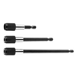 Bithalter Magnetisch 3 Stück Schnellwechsel Bithalter 1/4'' 60mm，Magnet Bithalter-Magnetische Bohrer Verlängerung, 1/4",Magnetische Bohrer Verlängerung für Bohrmaschine...