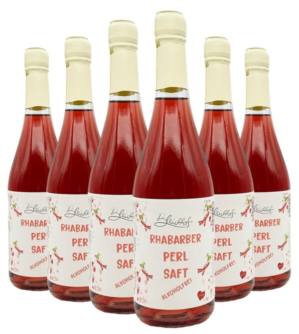 BLEICHHOF® Rhabarberperlsaft (6x 0,75l)