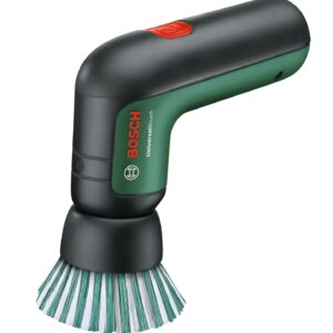 Bosch Home and Garden Akku Reinigungsbürste UniversalBrush (integrierter 3,6-V-Akku, 1 Micro-USB-Kabel und 4 Reinigungsaufsätze enthalten, im Karton) Grün, Norme