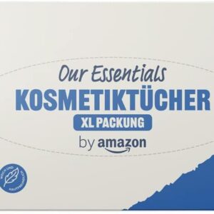 by Amazon Kosmetiktuchbox 3-lagig XL Packung, 160 Stück, 1er-Pack