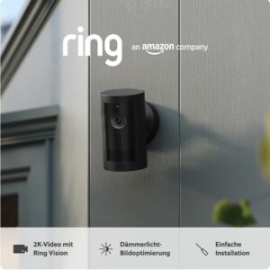 Die neue Ring Außenkamera Plus Akku (Outdoor Camera Plus) | Kabellose Überwachungskamera zur Selbstinstallation, mit 2K-Video und Ring Vision | 30-tägiger Gratiszeitraum für...