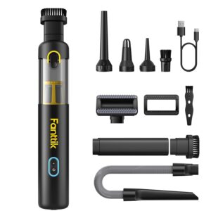 Fanttik Slim V8 Apex Akku-Autostaubsauger mit hoher Leistung, 19000 Pa/45 AW, RobustClean™-Handstaubsauger 4-in-1-Mini-Luftgebläsepumpe, Tragbarer Staubsauger für Auto,...