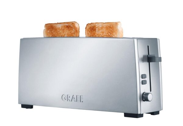 GRAEF. Langschlitz-Toaster TO 90, Edelstahl, silber, TO90