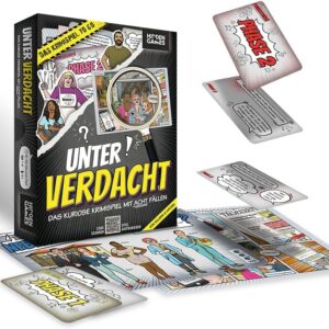 Hidden Games - Unter Verdacht: Von Killern und Katzen - Deutsch - spannendes Detektivspiel, Krimispiel