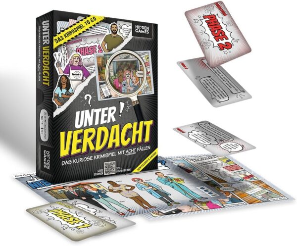 Hidden Games - Unter Verdacht: Von Killern und Katzen - Deutsch - spannendes Detektivspiel, Krimispiel