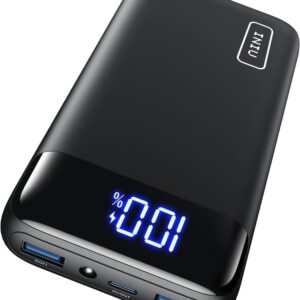 INIU Power Bank, 20000mAh 22.5W Klein Schnellladefunktion Powerbank 1 USB-C, 2 USB-A Mini Externe Handyakkus LED Display, Akkupack für iPhone 16 15 14 13 Xiaomi Samsung iPad Travel Camping Outdoor