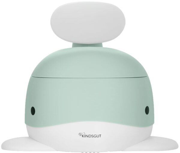 Kindsgut Kinder-Töpfchen, Babytopf WC/Klo, kinderfreundliches Wal-Design und dezente Farben, Toiletten-Training, Aquamarin