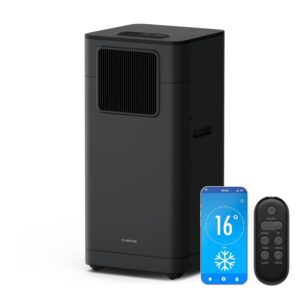 Klarstein Breeze Box 9K Klimaanlage  9000 BTU, für Räume bis 32 m², Smart App & Sprachsteuerung, 3-in-1: Kühlen, Entfeuchten, Ventilator, Energieeffizienz A, mit Abluftschlauch...