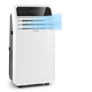 Klarstein Mobile Klimaanlage mit Abluftschlauch, 4-in-1 Klimagerät mit Ventilator, Luftentfeuchter & Nachtmodus, Kleine & Portable Klimaanlage für Wohnung & Büro, App-Steuerung,...