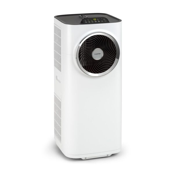 Klarstein Mobile Klimaanlage mit Abluftschlauch, 5-in-1 Klimagerät, Ventilator, Luftentfeuchter, Luftreiniger & Nachtmodus, App-Steuerung, Kleine & Portable für Wohnung & Büro,...