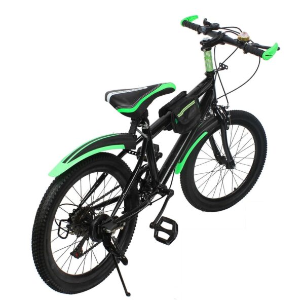 LKHDONG Premium Mountainbike 20 Zoll, 7 Gang Mountainbike Kinder Fahrrad, Kinderfahrrad für Mädchen und Jungs von 130-150 cm, Aluminium Mountain Bike mit Federgabel