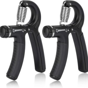peinat Handtrainer Unterarmtrainer (2er Set) 5-60KG Verstellbarer Fingertrainer Griffkraft Trainingsset für Fitness Klettern Krafttraining Handrehabilitation