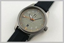 UNIKAT Automatik Uhr "uhrgesicht 461", Titan, Schweizer Werk, Saphirglas