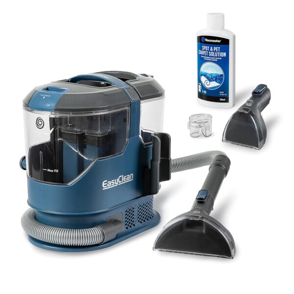 Vacmaster SCA0801 Waschsauger Teppichreiniger Fleckenreiniger für Teppiche, Vorleger, Polster, Treppen und Autos | Nass-Trocken-Sauger Starke Saugkraft Wasser Waschen...