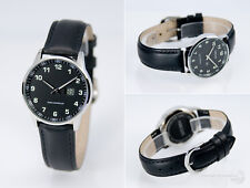 Damen Funkarmbanduhr (deutsches Funkwerk) Funkuhr Armbanduhr Leder 964.2021.79