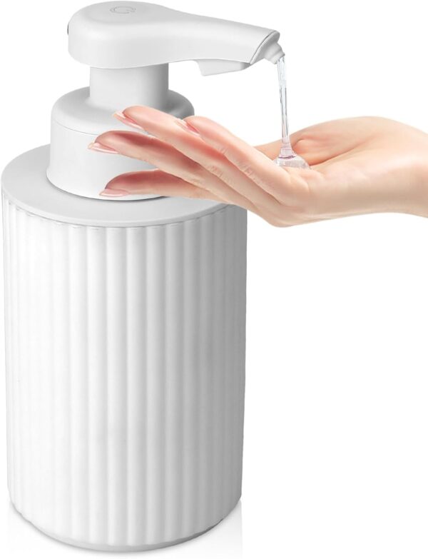 Phneems Seifenspender Automatisch Elektrischer Automatic Soap Dispenser Mit Sensor No Touch Sensor Automatischer Seifenspender FüR Bad,KüChe,BüRo USB Weiß