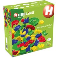 HUBELINO® Kugelbahn Bahnelemente Set, 55-teilig
