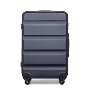 KONO Hartschalenkoffer Groß Koffer Reisekoffer 75cm Groß Leicht Hartschale Rollkoffer mit TSA Schloss und 4 Rollen, Koffer XL Grösse 75x51x28cm, 90Liter (Groß Koffer, Dunkelblau)