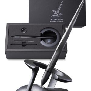 novium Hoverpen Interstellar Edition Futuristischer Luxus-Stift aus Luft- und Raumfahrt-Legierungen, Büro-Ästhetik, kostenloser rotierender Executive Kugelschreiber, Geschenk...