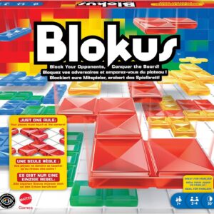 Mattel Games BJV44 Blokus Game, Board Game for the Family, Strategy Game, for 2–4 Players, from 7 Years